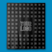 Ihr Logo oder Bildgeflechtetes Muster Großbildlogo Wandteppich