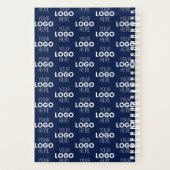 Ihr Logo oder Bildwiederholmuster | Marineblau Planer (Rückseite)