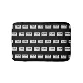 Ihr Logo oder Design | Bearbeitbarer Farbhintergru Badematte (Vorderseite)