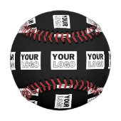 Ihr Logo oder Design | Bearbeitbarer Farbhintergru Baseball (Rückseite)