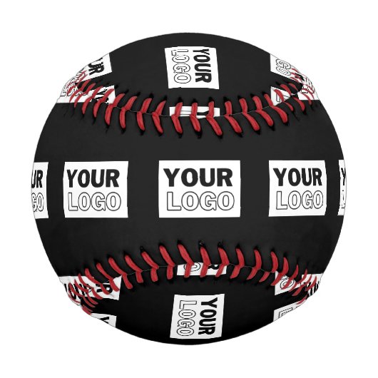 Ihr Logo oder Design | Bearbeitbarer Farbhintergru Baseball (Rückseite)