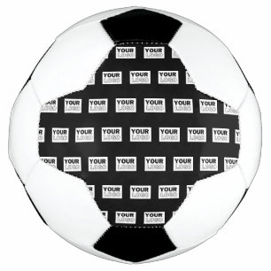 Ihr Logo oder Design Bearbeitbarer Farbhintergru Fußball
