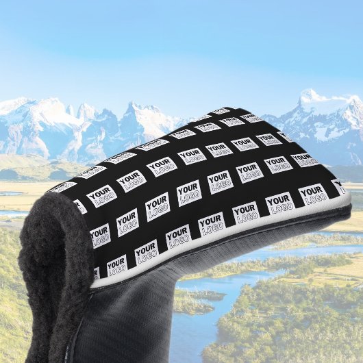 Ihr Logo oder Design | Bearbeitbarer Farbhintergru Golf Headcover