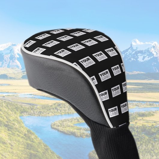 Ihr Logo oder Design | Bearbeitbarer Farbhintergru Golf Headcover