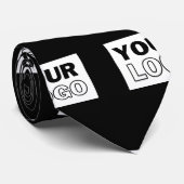 Ihr Logo oder Design | Bearbeitbarer Farbhintergru Krawatte (Gerollt)