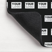 Ihr Logo oder Design | Bearbeitbarer Farbhintergru Mousepad (Ecke)