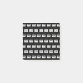 Ihr Logo oder Design | Bearbeitbarer Farbhintergru Post-it Klebezettel (Vorderseite)