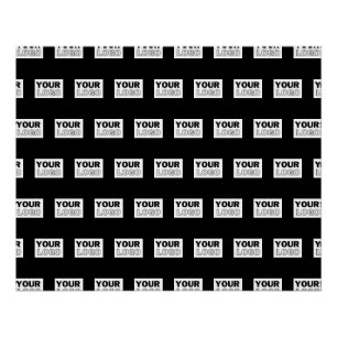 Ihr Logo oder Design   Bearbeitbarer Farbhintergru Poster