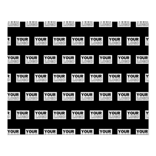 Ihr Logo oder Design | Bearbeitbarer Farbhintergru Poster (Vorderseite)