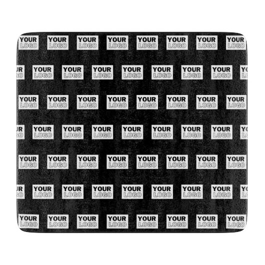 Ihr Logo oder Design | Bearbeitbarer Farbhintergru Schneidebrett (Vorderseite)