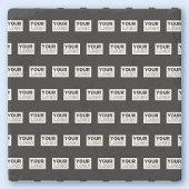 Ihr Logo oder Design | Bearbeitbarer Farbhintergru Steinuntersetzer