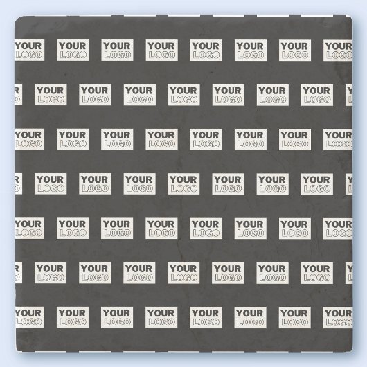 Ihr Logo oder Design | Bearbeitbarer Farbhintergru Steinuntersetzer