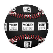 Ihr Logo oder Design | Hintergrund mit editierbare Baseball (Rückseite)