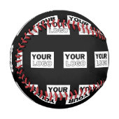 Ihr Logo oder Design | Hintergrund mit editierbare Baseball (Vorderseite Links)
