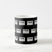 Ihr Logo oder Design | Hintergrund mit editierbare Kaffeetasse (Mittel)