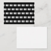 Ihr Logo oder Design | Hintergrund mit editierbare Mitteilungskarte (Vorne/Hinten)