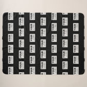 Ihr Logo oder Design | Hintergrund mit editierbare Sherpadecke (Vorderseite (Horizontal))