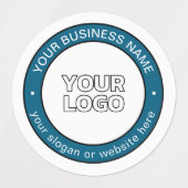 Ihr Logo oder Design und Ihr benutzerdefinierbarer Etiketten (Design 1)