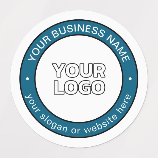 Ihr Logo oder Design und Ihr benutzerdefinierbarer Etiketten (Design 1)