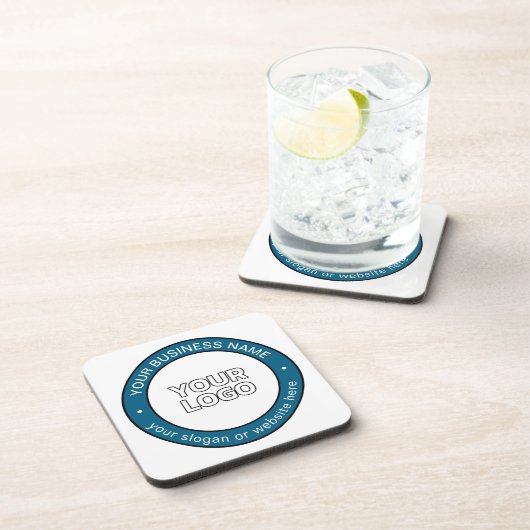Ihr Logo oder Design und Ihr benutzerdefinierbarer Getränkeuntersetzer (Rechte Seite)