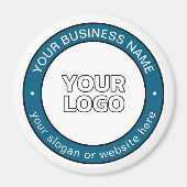 Ihr Logo oder Design und Ihr benutzerdefinierbarer Magnet (Vorne)