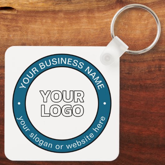 Ihr Logo oder Design und Ihr benutzerdefinierbarer Schlüsselanhänger (Rückseite)
