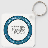 Ihr Logo oder Design und Ihr benutzerdefinierbarer Schlüsselanhänger (Rückseite)