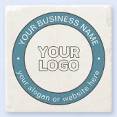 Ihr Logo oder Design und Ihr benutzerdefinierbarer Steinuntersetzer