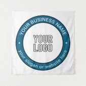 Ihr Logo oder Design und Ihr benutzerdefinierbarer Wandteppich (Vorderseite)