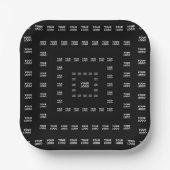 Ihr Logo oder ein beliebiges Design/Bild | Quadrat Pappteller (Vorderseite)