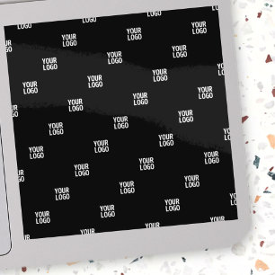 Ihr Logo oder ein Bild Diagonale Streifen Aufkleber