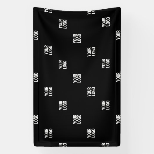 Ihr Logo oder ein Bild | Diagonale Streifen Banner (Vertikal)