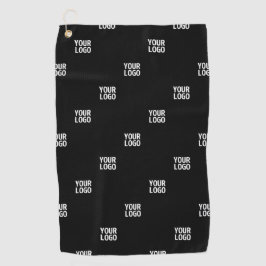 Ihr Logo oder ein Bild | Diagonale Streifen Golfhandtuch