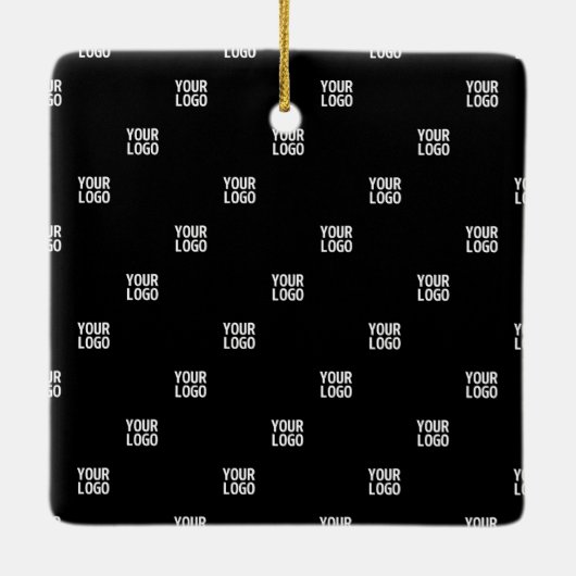 Ihr Logo oder ein Bild | Diagonale Streifen Keramikornament (Rückseite)