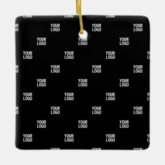 Ihr Logo oder ein Bild | Diagonale Streifen Keramikornament (Vorderseite)