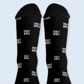 Ihr Logo oder ein Bild | Diagonale Streifen Socken