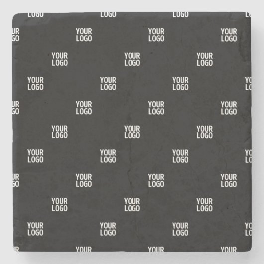 Ihr Logo oder ein Bild | Diagonale Streifen Steinuntersetzer (Vorderseite)