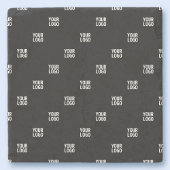 Ihr Logo oder ein Bild | Diagonale Streifen Steinuntersetzer