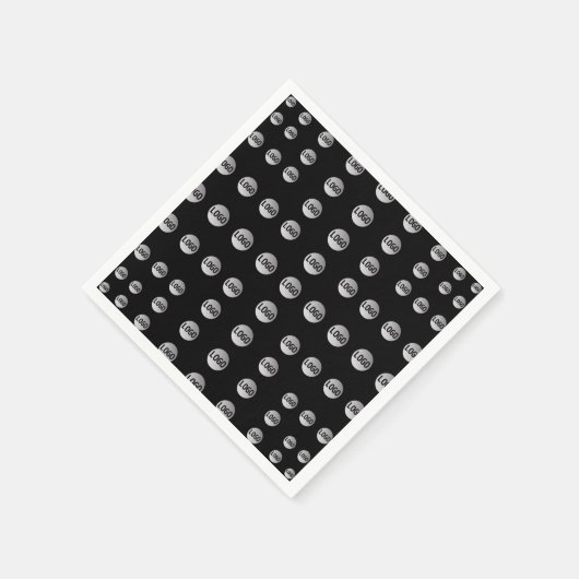 Ihr Logo oder ein Bild | Einzigartiges modernes Mu Serviette (Ecke)