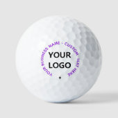 Ihr Logo oder Foto für benutzerdefinierte Text-Bri Golfball (Vorderseite)