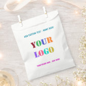 Ihr Logo oder Foto mit individuellem Text Günstige Geschenktütchen (Ausgeschnitten)