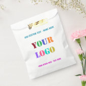 Ihr Logo oder Foto mit individuellem Text Günstige Geschenktütchen (Versiegelt)