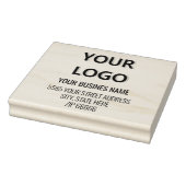 Ihr Logo oder Foto und Ihre Namensadresse Rubber-B Gummistempel (Stempel)