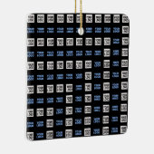 Ihr Logo oder hochgeladenes Bild | Geometrisches M Keramikornament (Rechts)