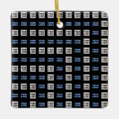 Ihr Logo oder hochgeladenes Bild | Geometrisches M Keramikornament (Vorderseite)