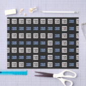 Ihr Logo oder hochgeladenes Bild | Geometrisches M Seidenpapier (Handwerk)