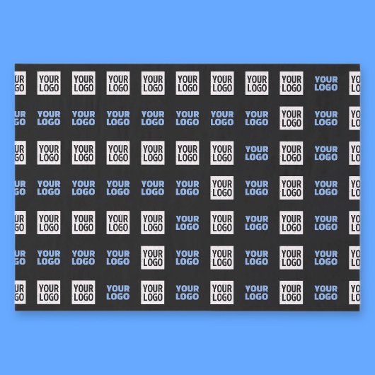 Ihr Logo oder hochgeladenes Bild | Geometrisches M Seidenpapier