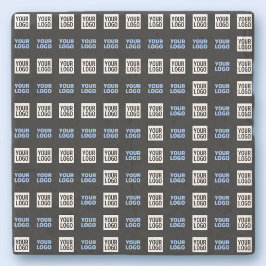 Ihr Logo oder hochgeladenes Bild | Geometrisches M Steinuntersetzer