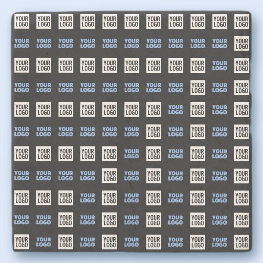 Ihr Logo oder hochgeladenes Bild | Geometrisches M Steinuntersetzer