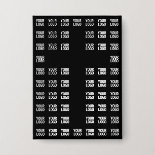 Ihr Logo oder hochgeladenes Bild   Kreuzmuster Button